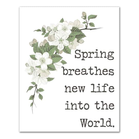 Spring Breathes New Life Canvas Art